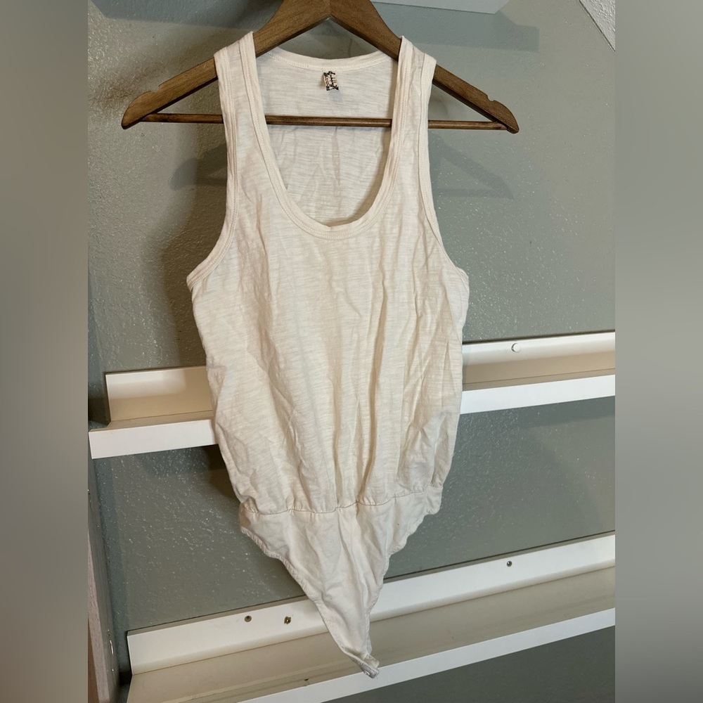 Free People XS Tee Off Body Suit